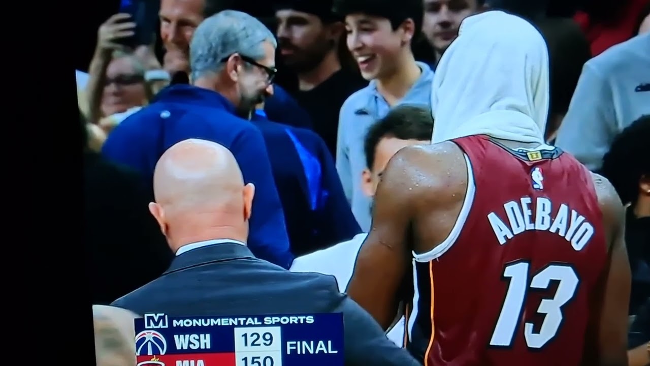 Wizards Fan Reacts to Bam Adebayo Record 83 Points