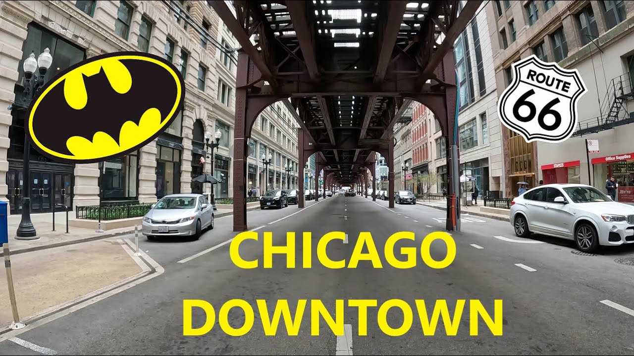 CHICAGO - Mrakodrapy, začátek US Route 66 a nadzemka! Kde se natáčel Batman?