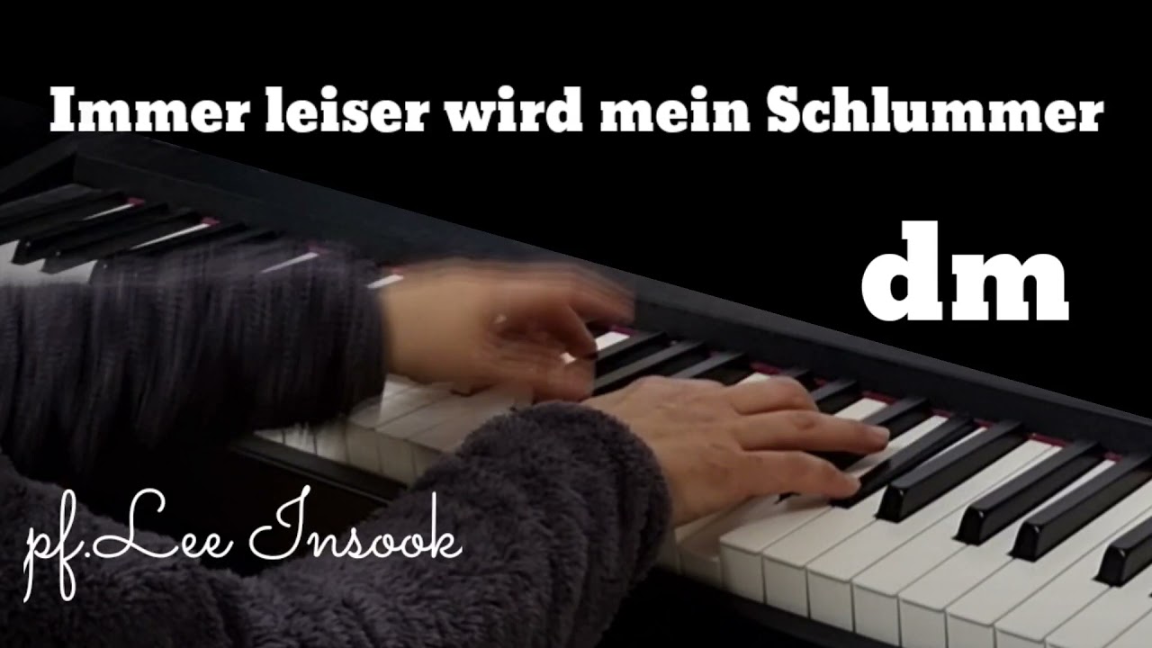 Immer leiser wird mein Schlummer/dm/mezzo soprano/piano/accompaniment/mr/Leeinsook