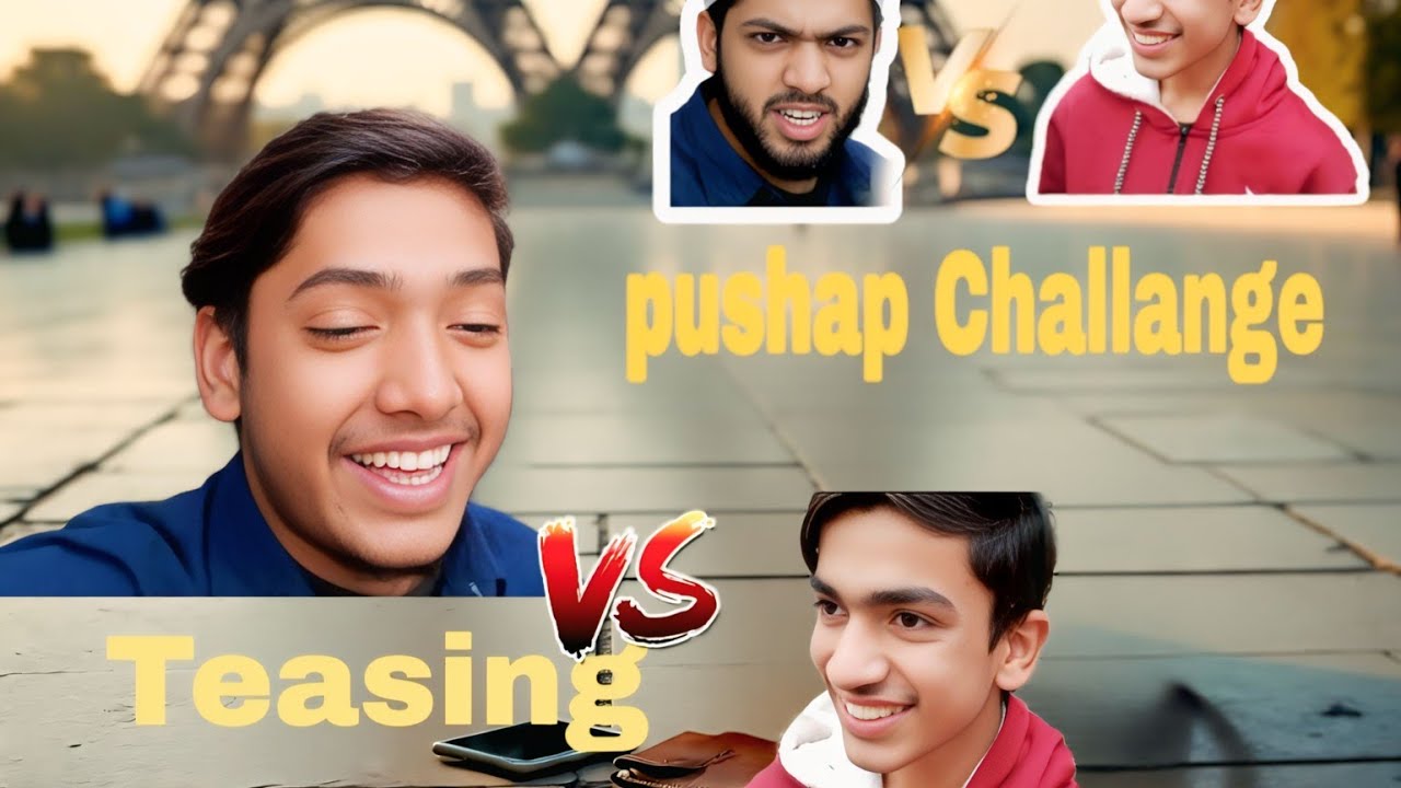 Teasing cousans 🤣🤣🤔 And pushap Challange 😘😂😊