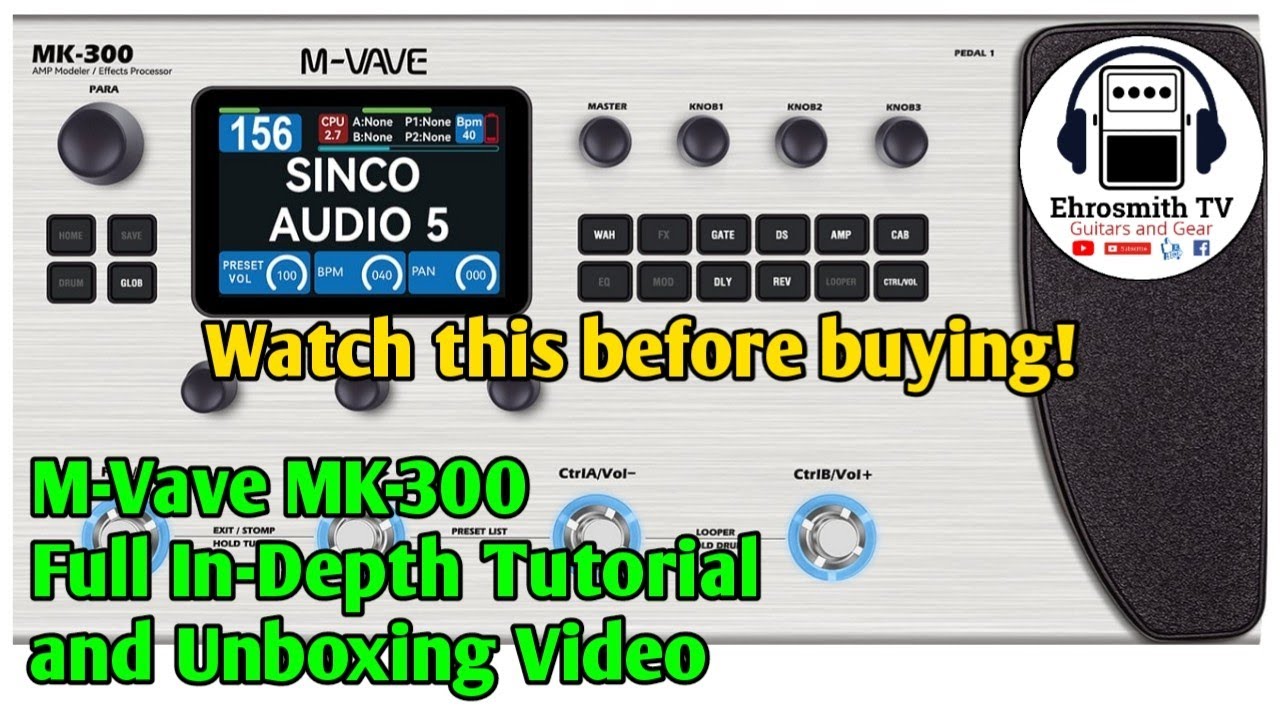 M-VAVE MK-300 FULL IN-DEPTH TUTORIAL AND UNBOXING VIDEO