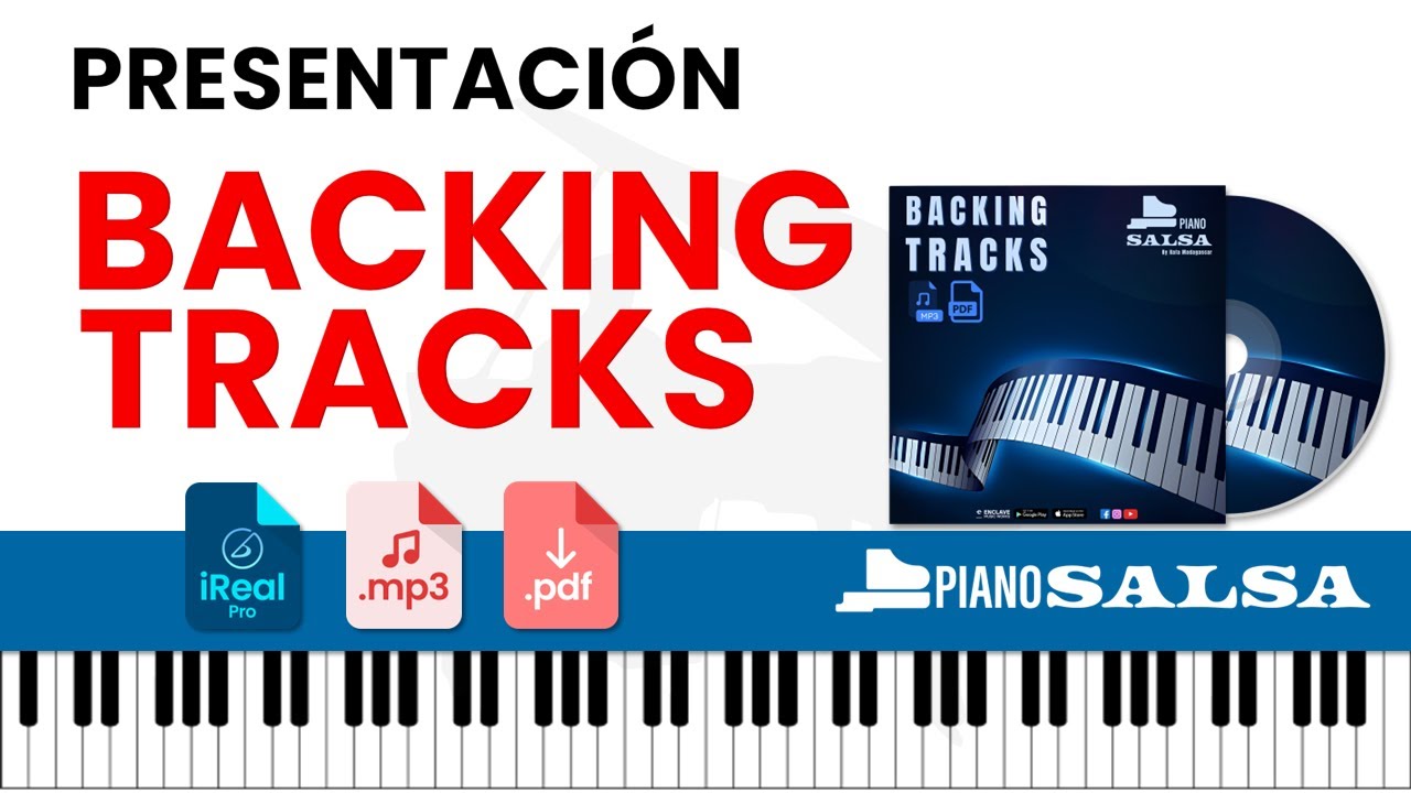 Los nuevos BACKING TRACKS de PIANO SALSA! Ya disponibles!!!