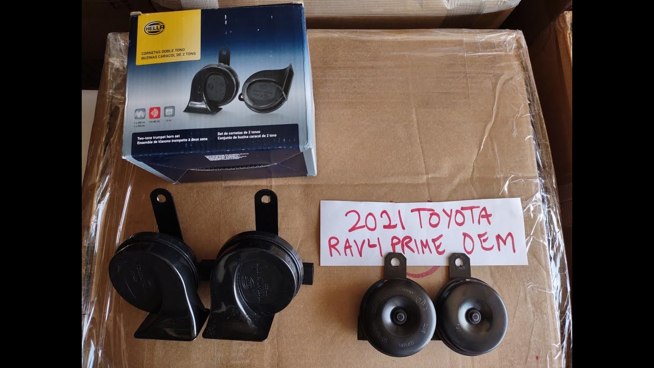 Sound like a Wabbit or a Dragon?  Hella Horn for Toyota Rav4 Prime. Replace OEM Horn Easy Peasy. 😃🚙👍