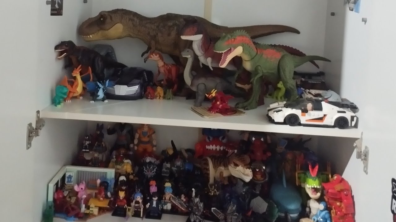 Passada rápida por todo minha coleção ( lego, hot Wheels, Jurassic world, etc )