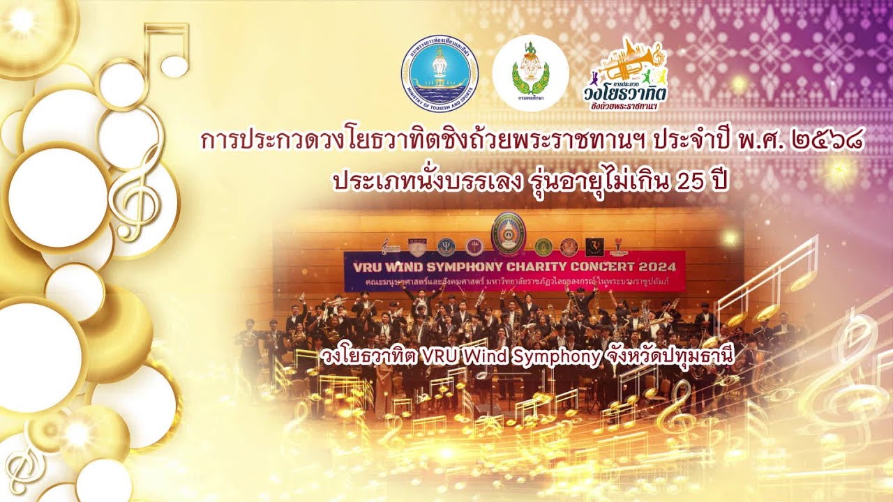 3.วงโยธวาทิต VRU Wind Symphony จังหวัดปทุมธานี