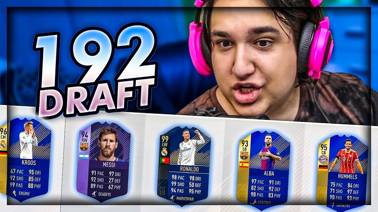 MOJ NAJBOLJI DRAFT IKADA !!! Fifa 18 - 192 DRAFT