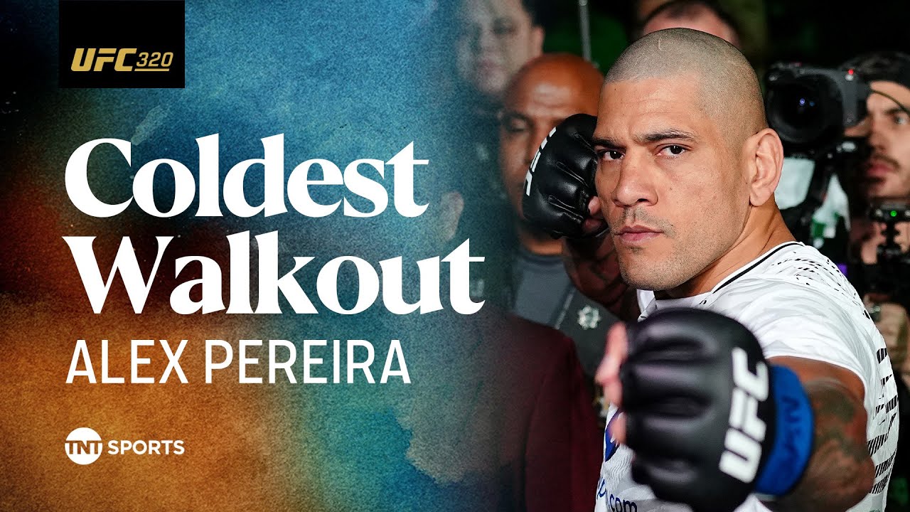 CHAMA! Alex Pereira with the COLDEST walkout at #UFC320 🥶🔥