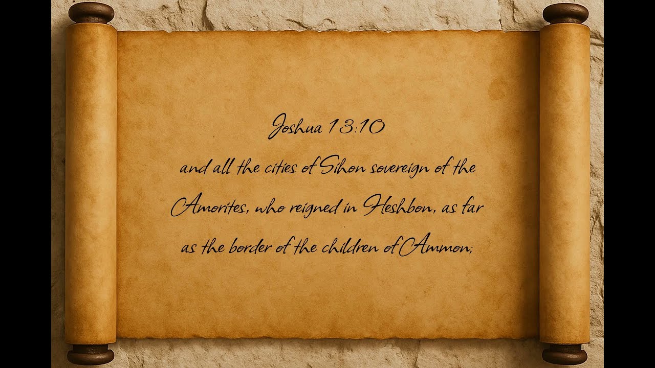 Joshua 13 — English | BYNV Scriptures