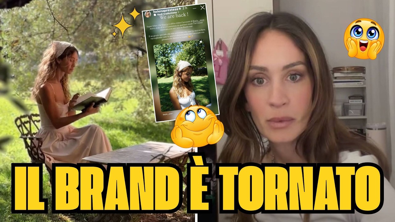 Helena Prestes: “Non molliamo mai!”. Il suo brand è finalmente salvo 🧶✨
