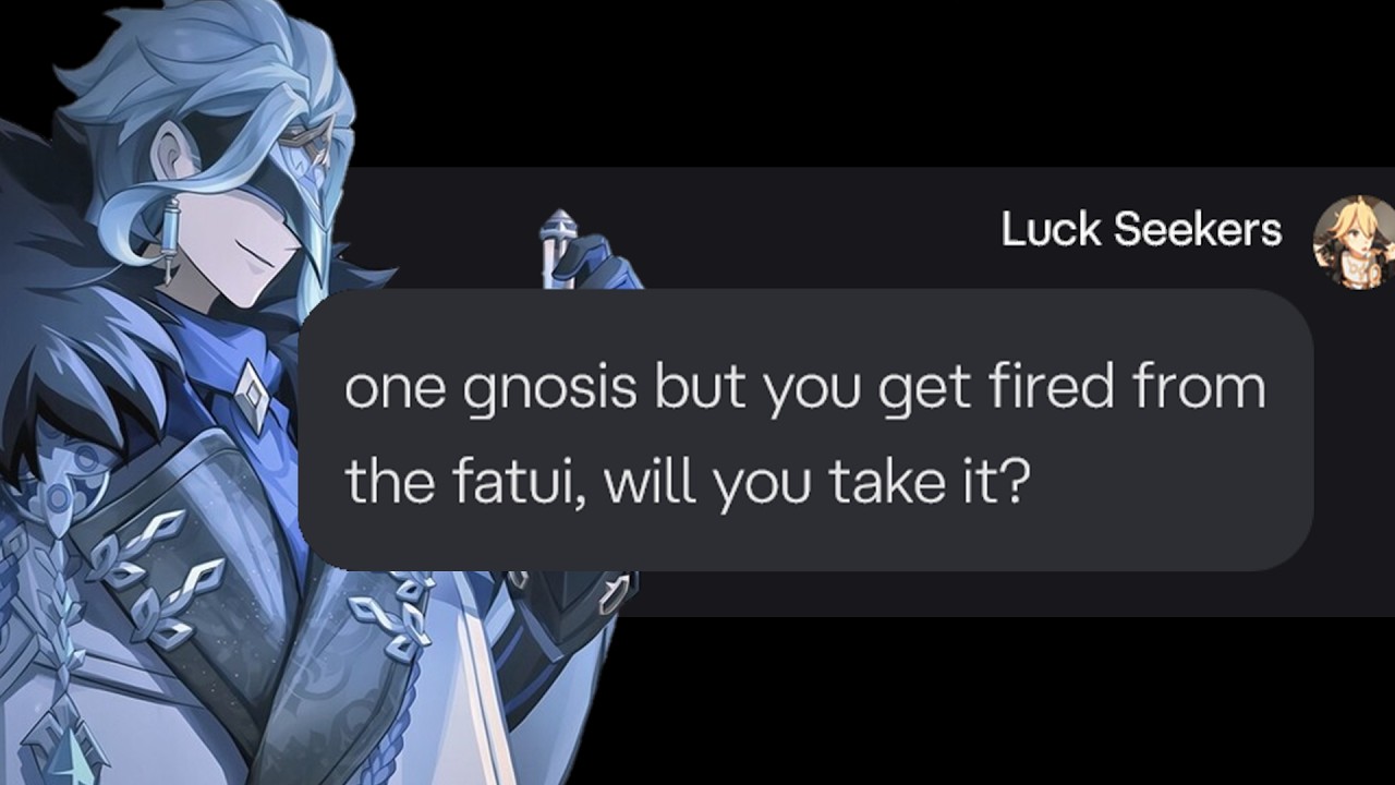 Asking Fatui Harbingers AI if They'd Take A Gnosis But Get Fired  | Genshin CharacterAI