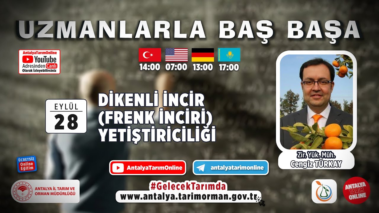 Uzmanlarla Baş Başa 94. Bölüm - Dikenli İncir (Frenk İnciri) Yetiştiriciliği