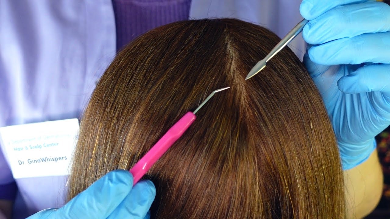 Oily Scalp Check & Electric Pulse Treatment (Whispered)
