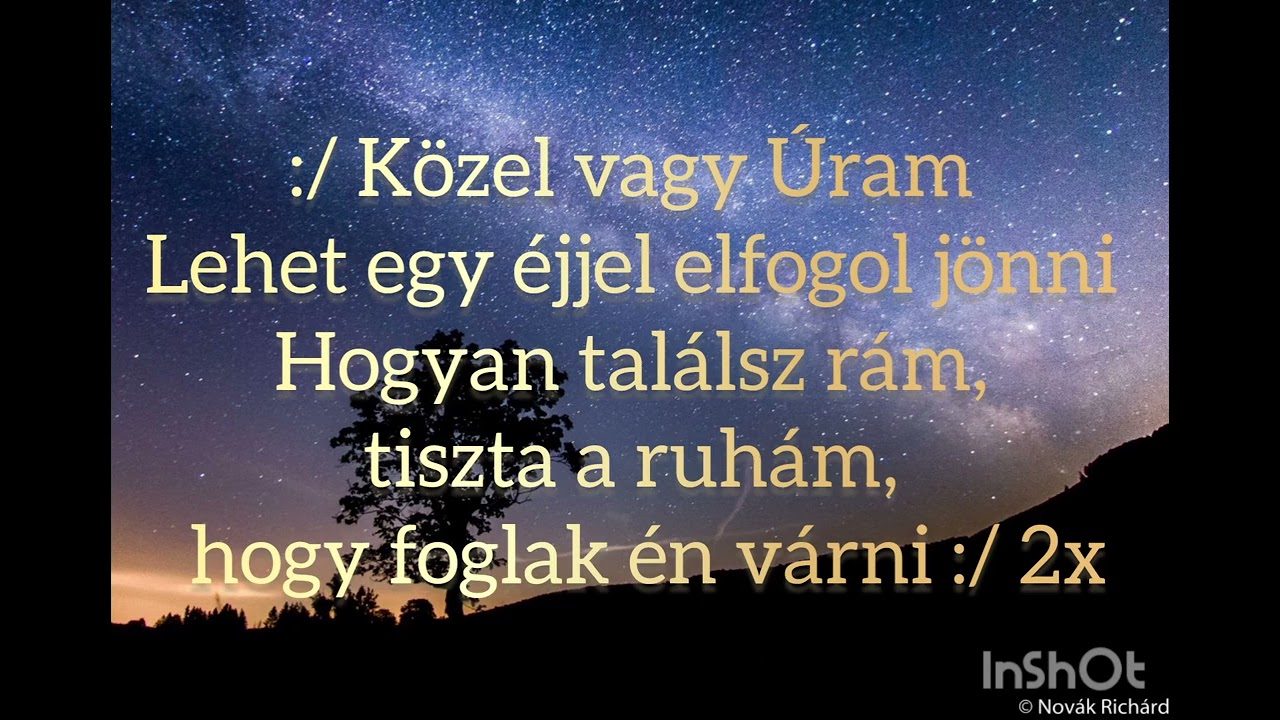 Danko Ottó - Közel vagy Úram karaoke (negativ)