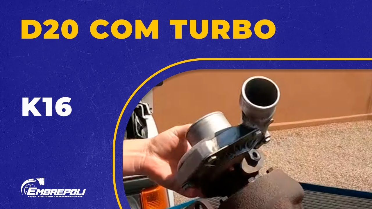 D20 COM TURBO K16 - UPGRADE   MAIS DE 1 KG DE PRESSÃO !