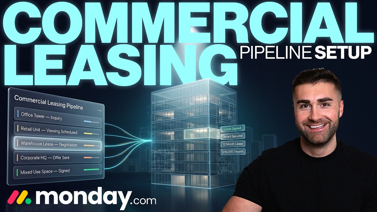 Commercial Leasing Pipeline Setup For Real Estate In Monday.com | Monday.com For Real Estate | 2026