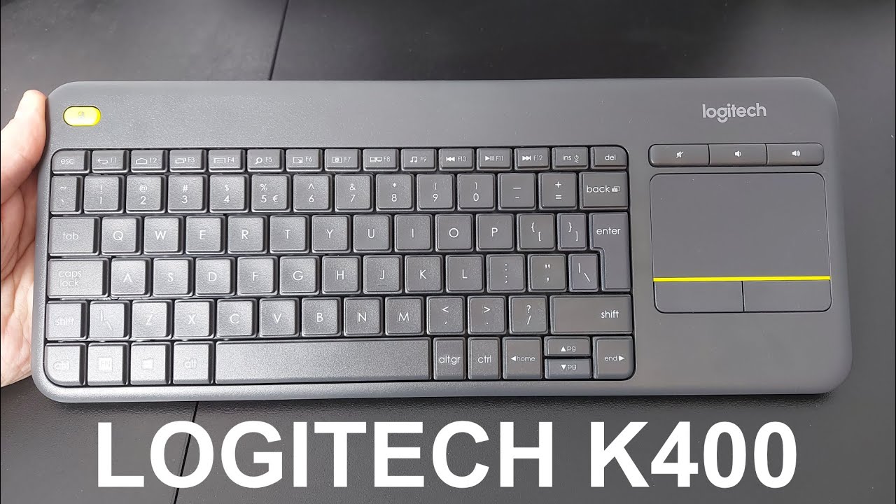 Logitech K400 klawiatura bezprzewodowa z touchpadem