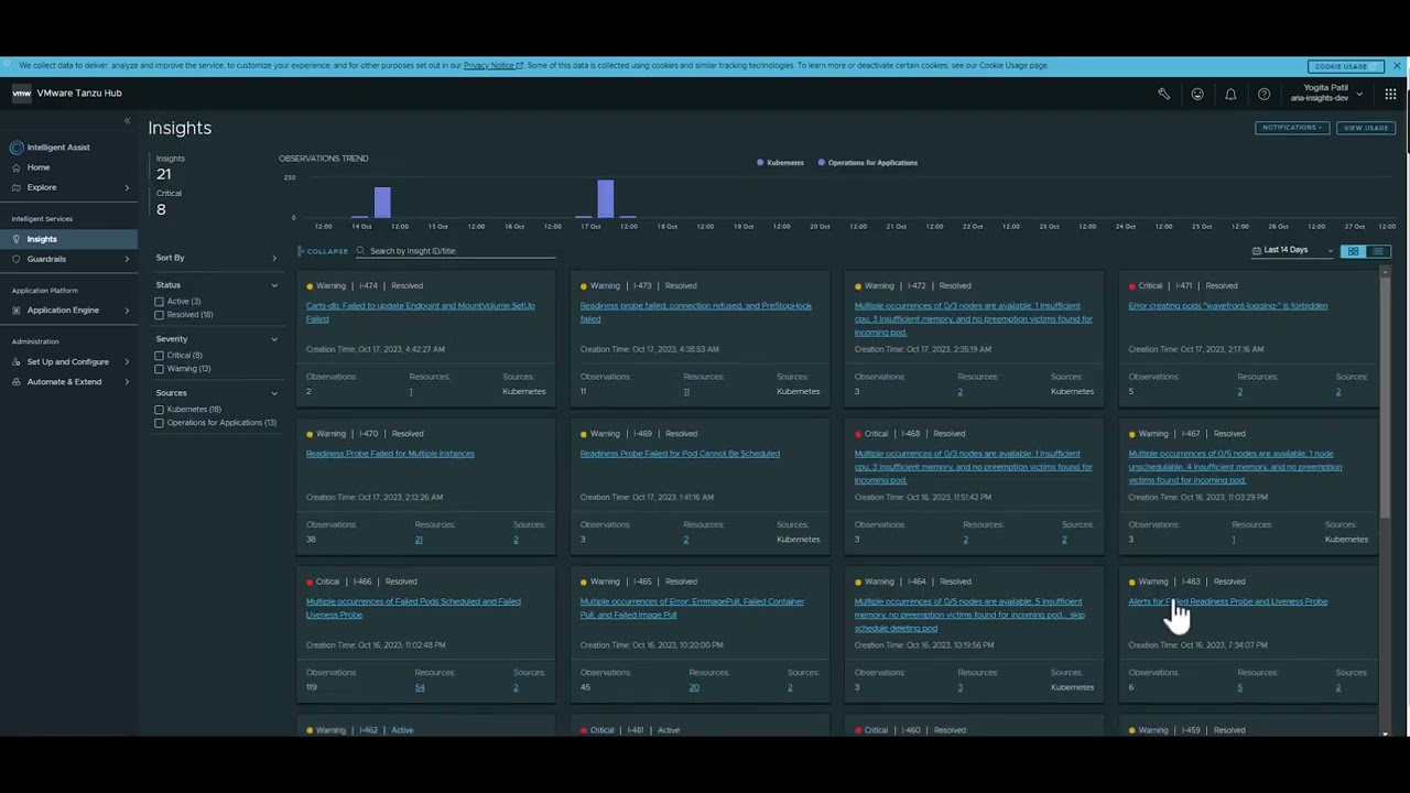 Tanzu Insights Overview