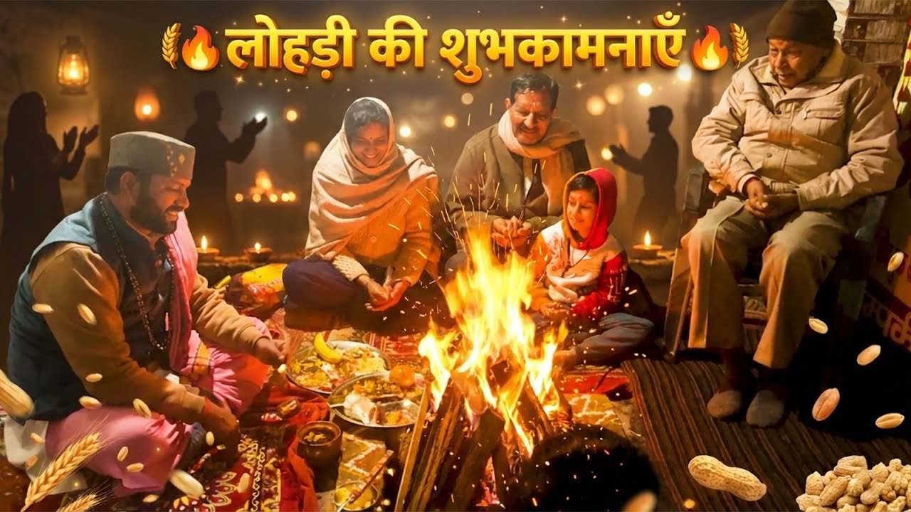 लोहड़ी उत्सव 2026 🔥 | अग्नि, भक्ति और उल्लास का दिव्य संगम | Vishnu Mandir Karnal