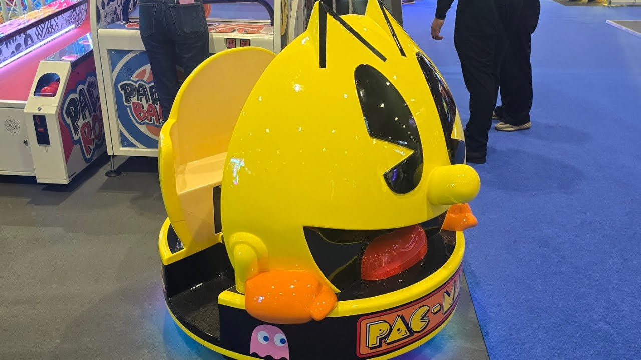 Amutec / Bandai-Namco Pac-Man (PAC-MAN) Coin Operated Kiddie Ride