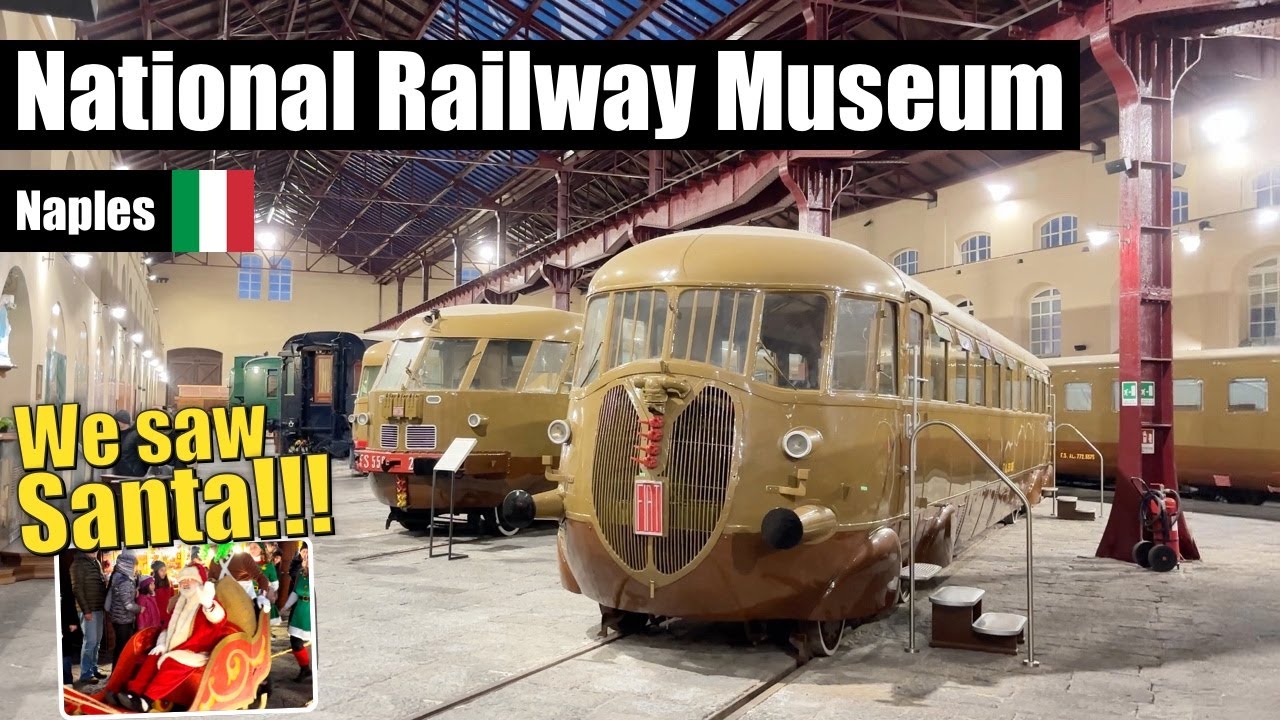 Visiting the Italian Railway Museum in Naples, Italy Ferrovie dello Stato (FS) Pietrarsa ITALY 🇮🇹