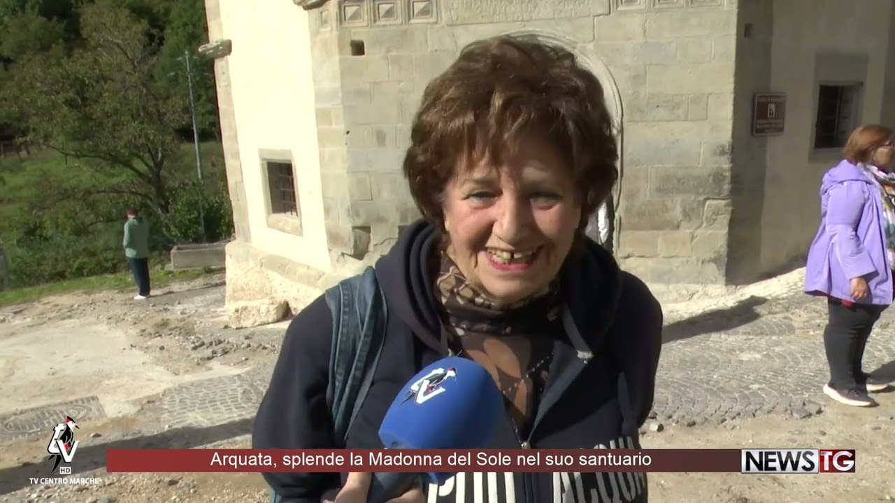 Arquata, splende la Madonna del Sole nel suo santuario