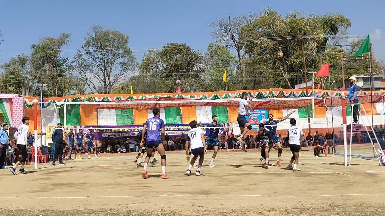 Himachal Pradesh vs Indian Navy Dr, YS Parmar all india tournament at Palampur #volleyball #video 