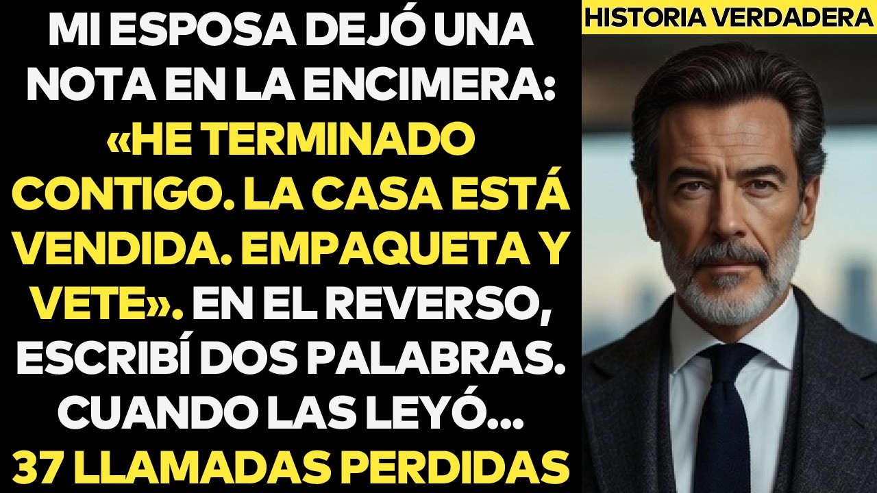 Mi Esposa Vendió La Casa Y Me Echó, Pero Mi Respuesta Lo Cambió Todo