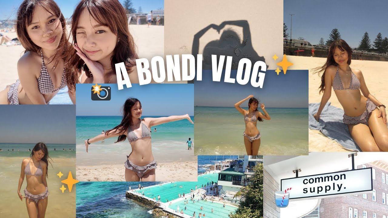 Trying to fit in at Bondi ☀️🌊 | vlogging in Sydney