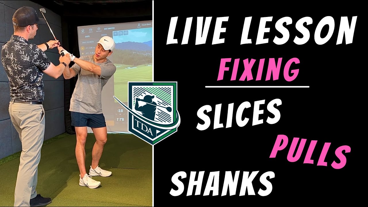 LIVE GOLF LESSON // Fixing Over the Top, Pulls, Shanks, Slices
