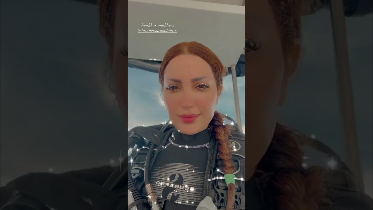 نسرين طافش في جزر المالديف