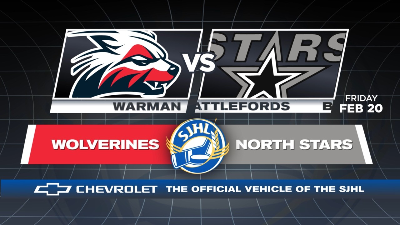 HIGHLIGHTS: Warman Wolverines at Battlefords North Stars - Feb 20, 2026