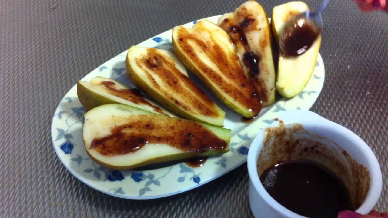 Grill Cinnamon Pears / Grilled fruit with cinnamon