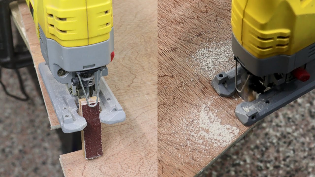 Will jigsaw used for sanding ? | Sanding setup on jigsaw | jigsaw Hacks | GK's wooden workshop