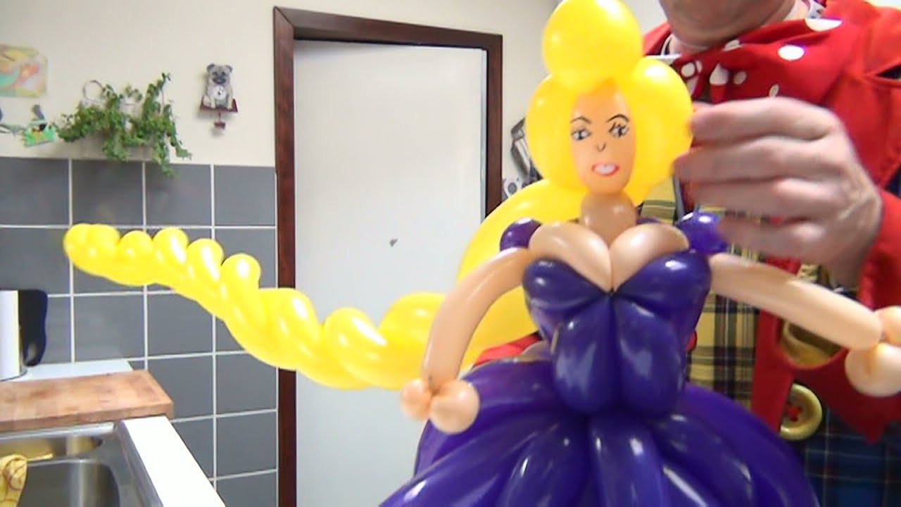 How to make a balloon Rapunzel