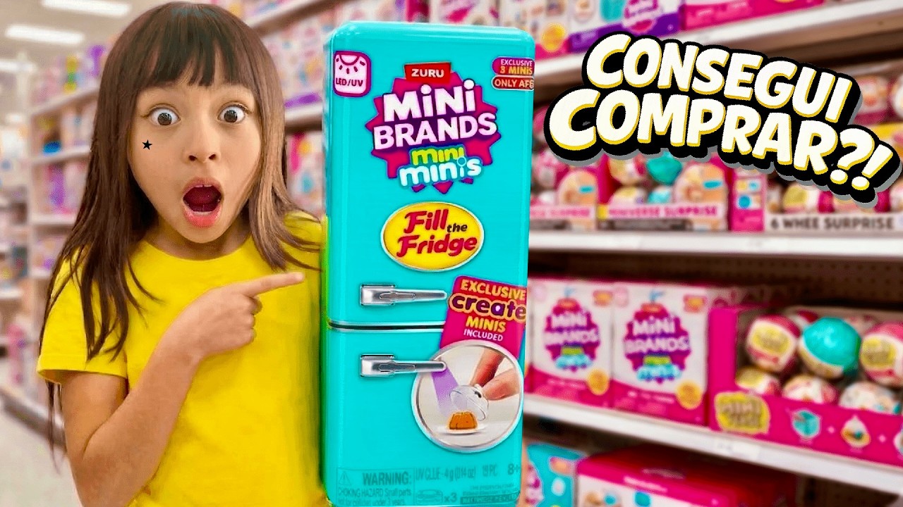 FOMOS COMPRAR A MINI GELADEIRA VIRALIZADA NOS EUA…ESTAVA ESGOTADA?! 😱🇺🇸