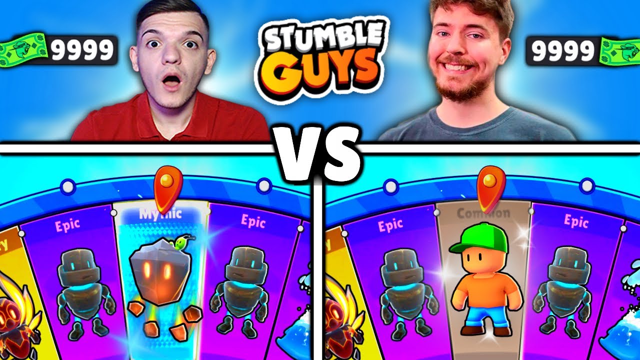 Batalia Skinurilor in Stumble Guys vs MrBeast! *A PIERDUT*
