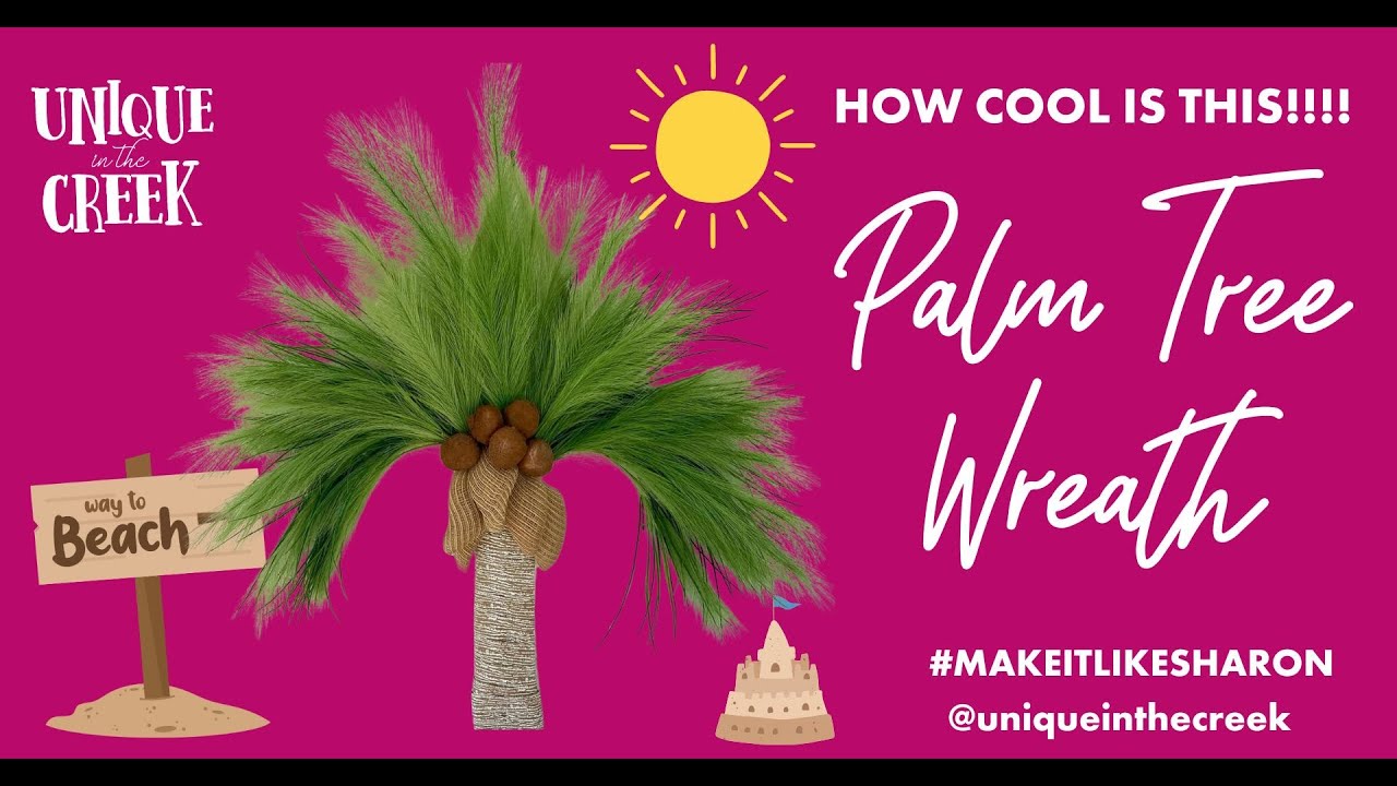 Discover How To Create An Amazing Palm Tree Wreath Design | UITC Cane Boards