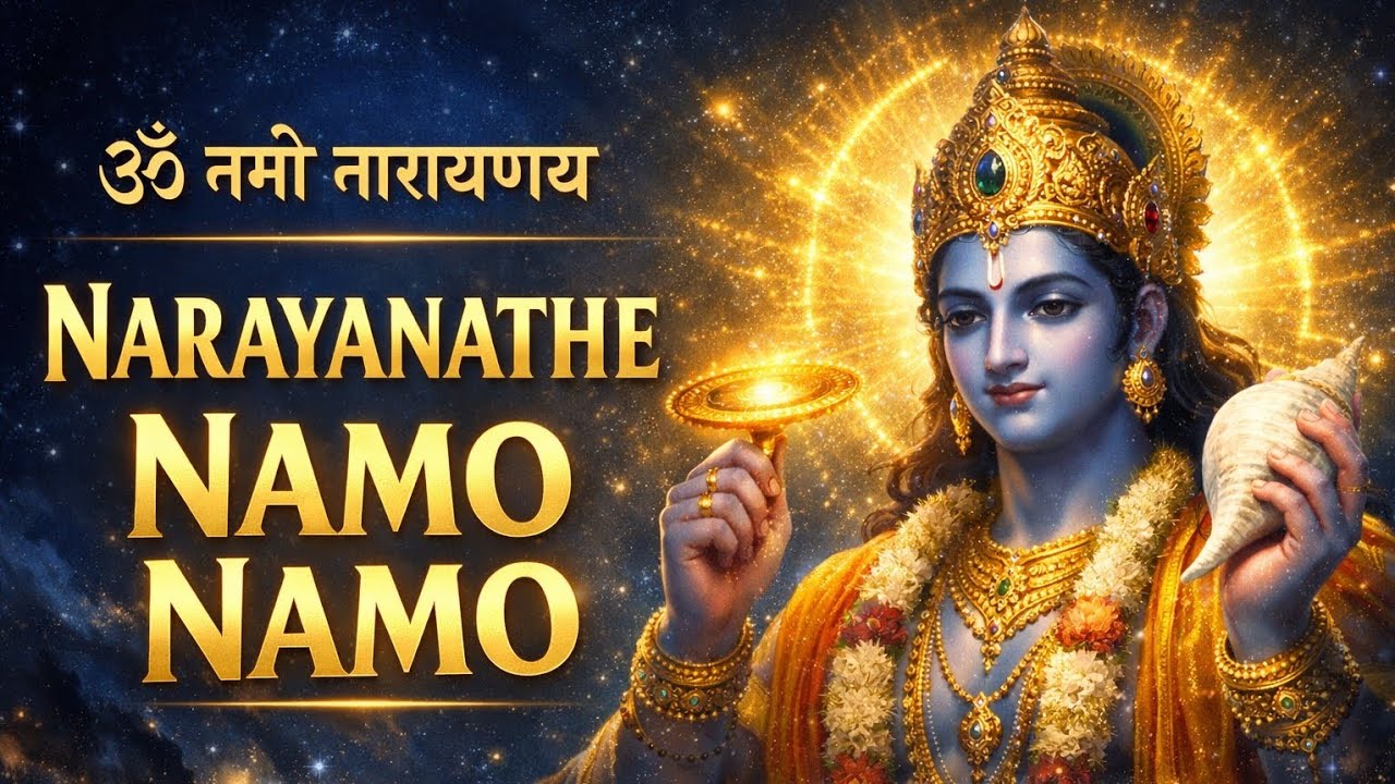 Nārāyaṇate Namo Namo 🙏 | Om Namo Narayanaya | Powerful Vishnu Bhajan | Divine Chant