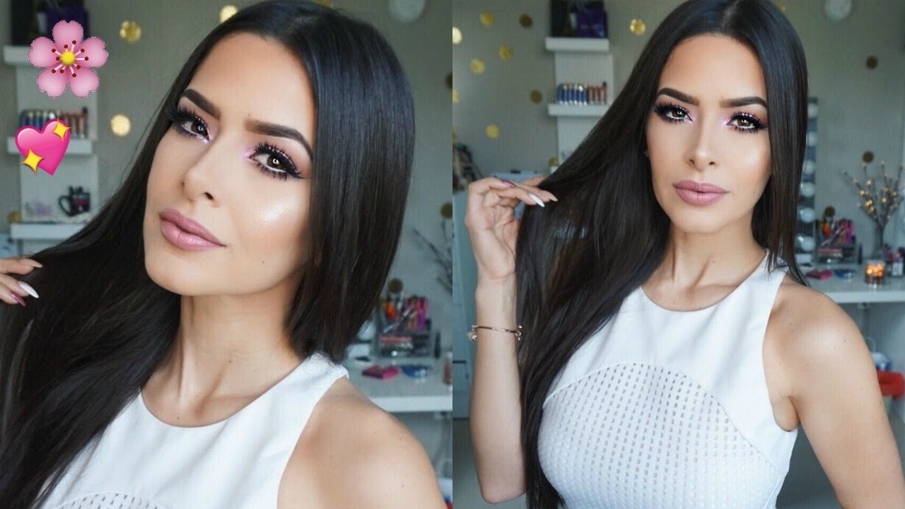 Valentines Day | Blushing Pink Makeup Tutorial | Yanira Giselle