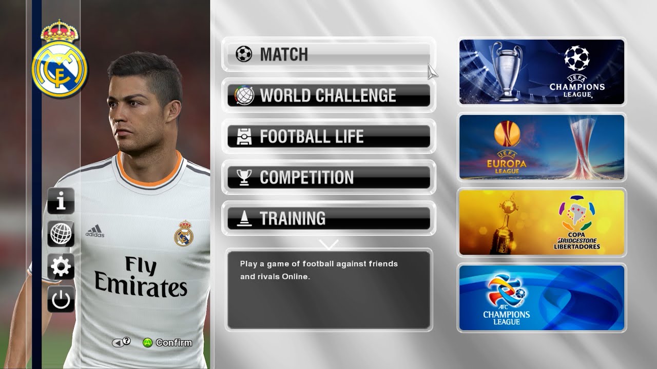 Геймплей PES 2014 для ПК UHD [4K 60 кадров в секунду]
