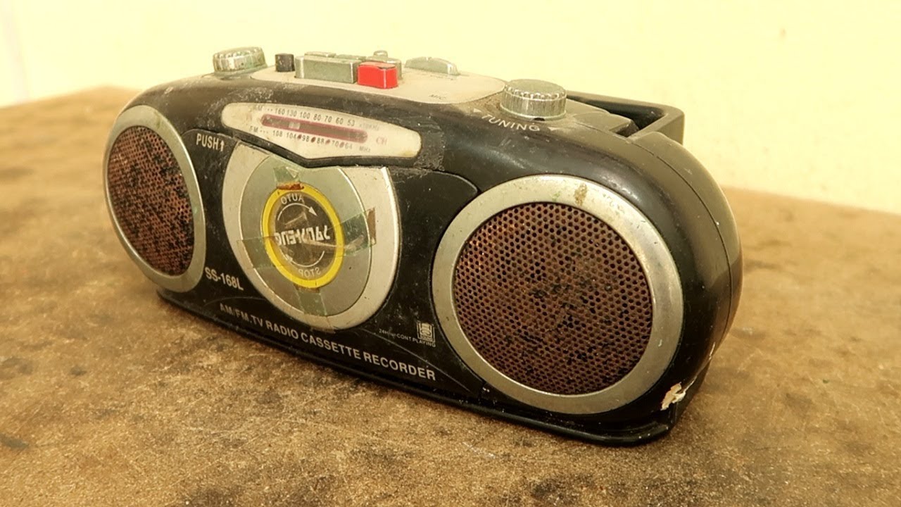 Restoration Ancient Radio - Restore Boombox AM/FM/Cassette | Restore Discarded Equipment
