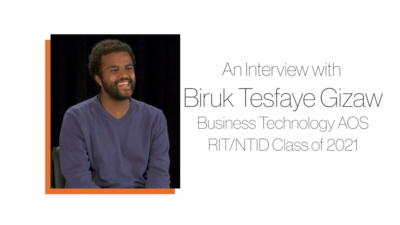 Center for International Outreach: Biruk Gizaw, 2021 Business Technology graduate