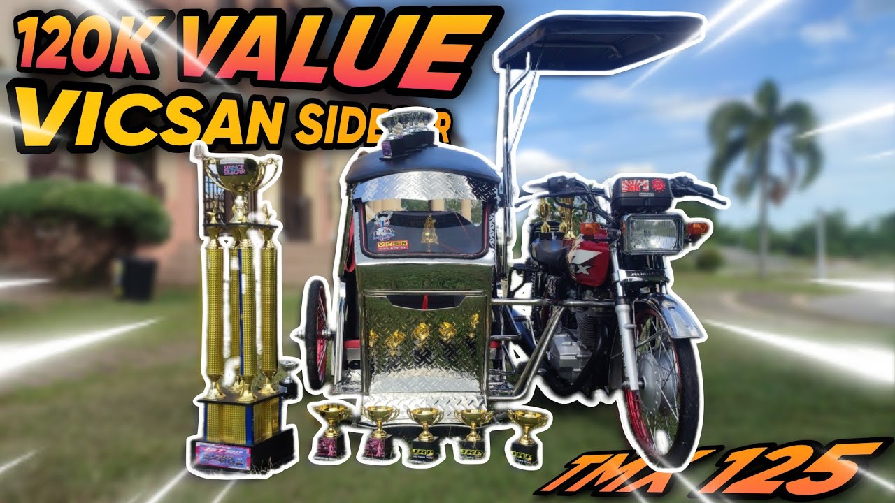 VICSAN TAKEGAWA STANCE LOWERED SIDECAR SET-UP | TMX 125 Alpha | Show Used Only Pang-Display Lang! 💯🔥