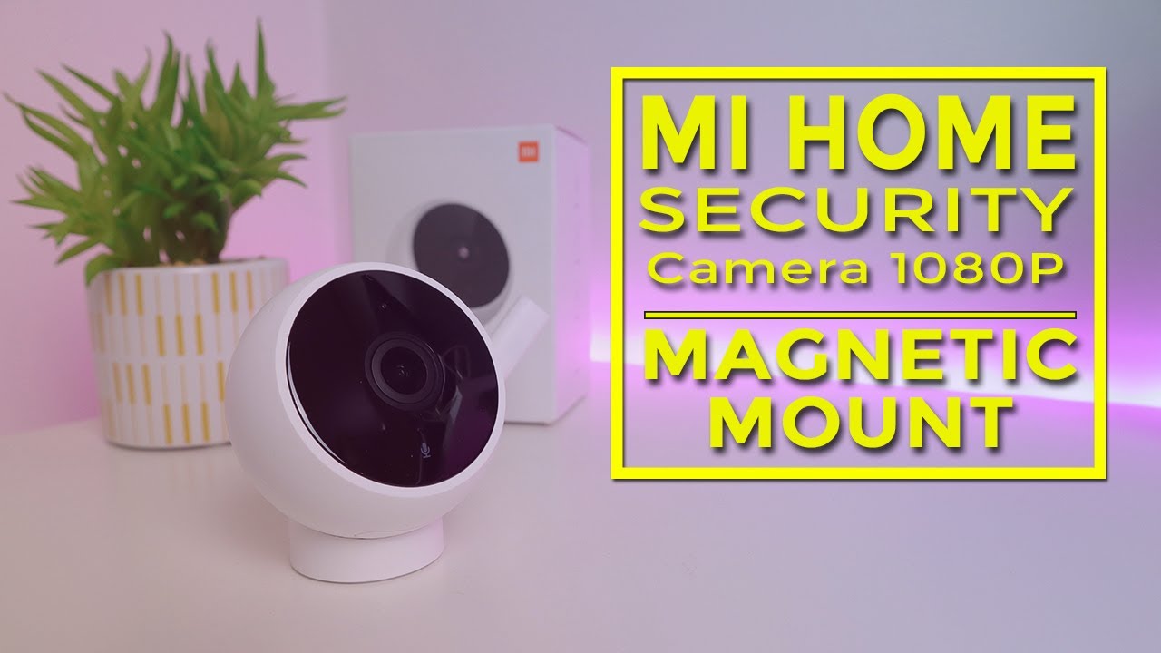 Домашняя камера видеонаблюдения Mi 1080P (магнитное крепление) с функцией распознавания лиц на ба...