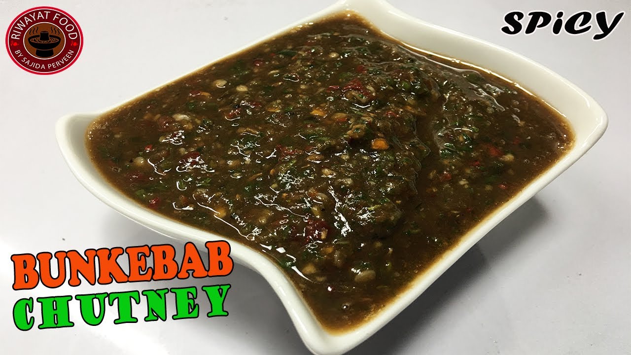 Bun Kebab Chutney Recipe | Street Food style Bun kabab chutni Recipe