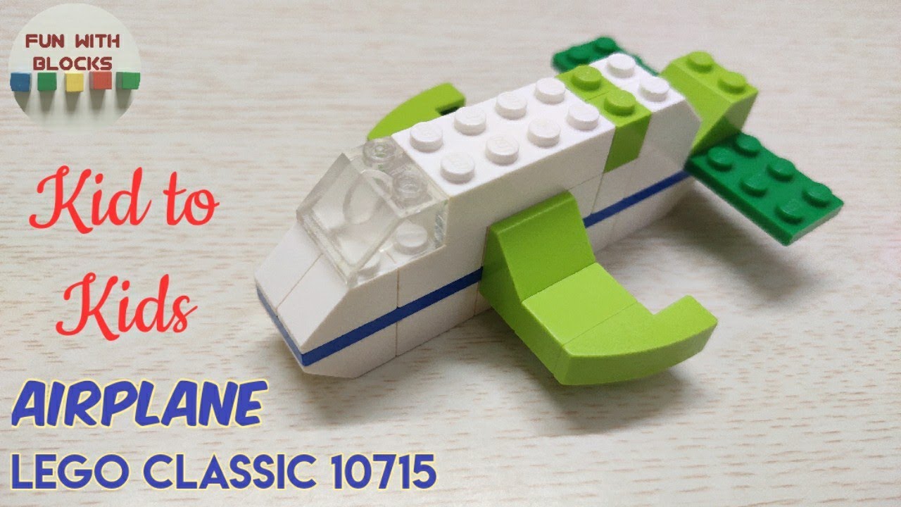 Lego Classic 10715 Airplane building instructions