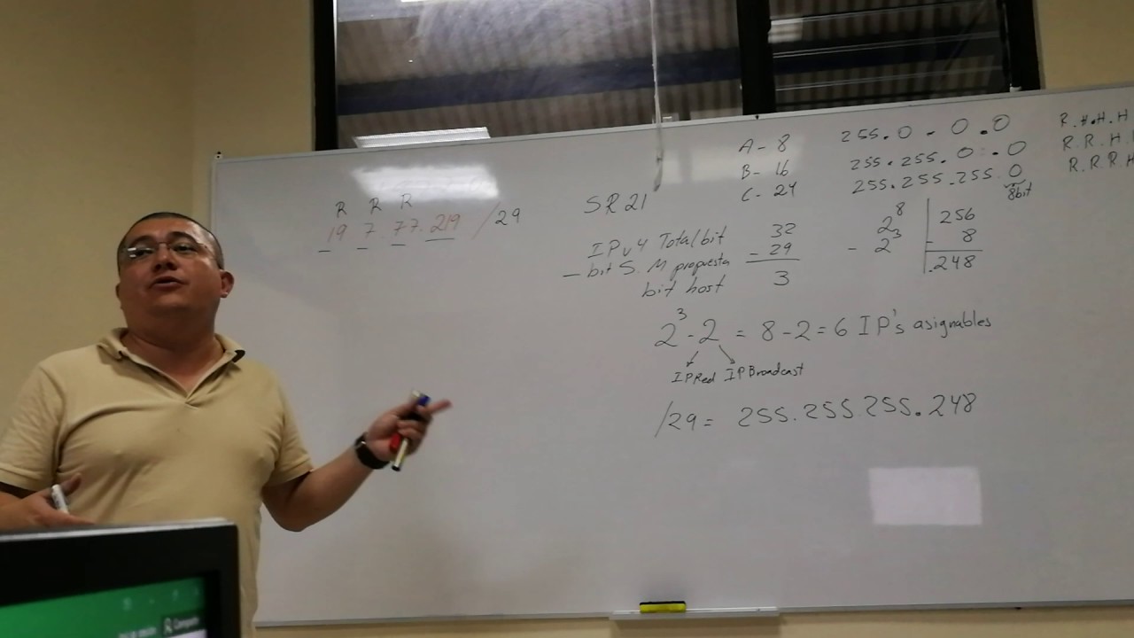 Ejemplo de Subneteo de una dirección IP v4