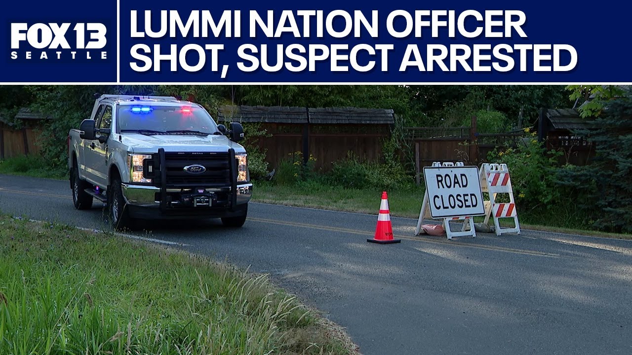 Suspect arrested after Lummi Nation officer shot in Whatcom County, WA