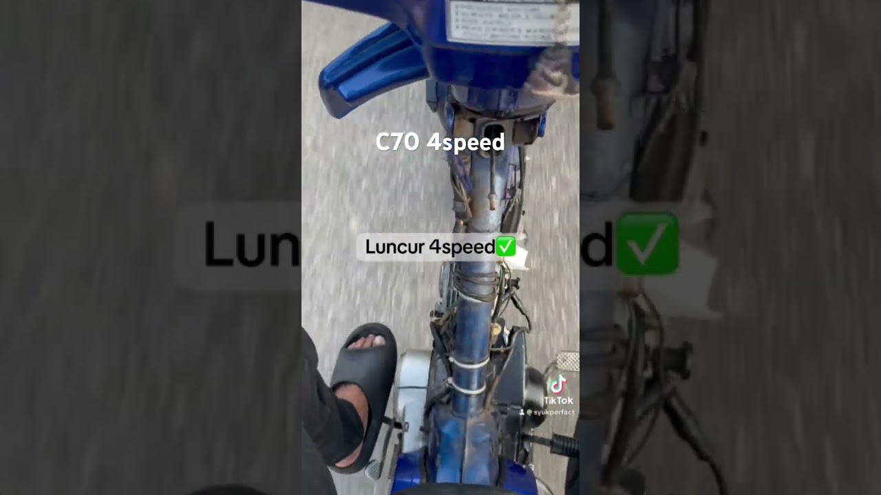 Honda c70,gbo 4speed gear 