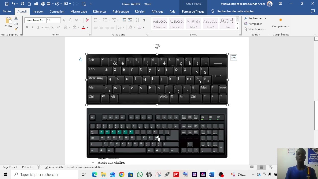 Comment utiliser le Clavier AZERTY et QWERTY